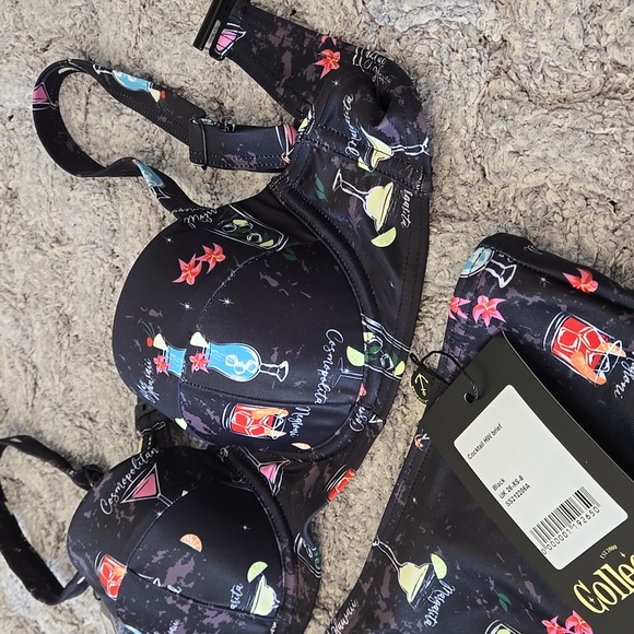 Collectif x Playful Promises COCKTAIL MENU BALCONY BIKINI 2 piece, NWT - Picture 8 of 10